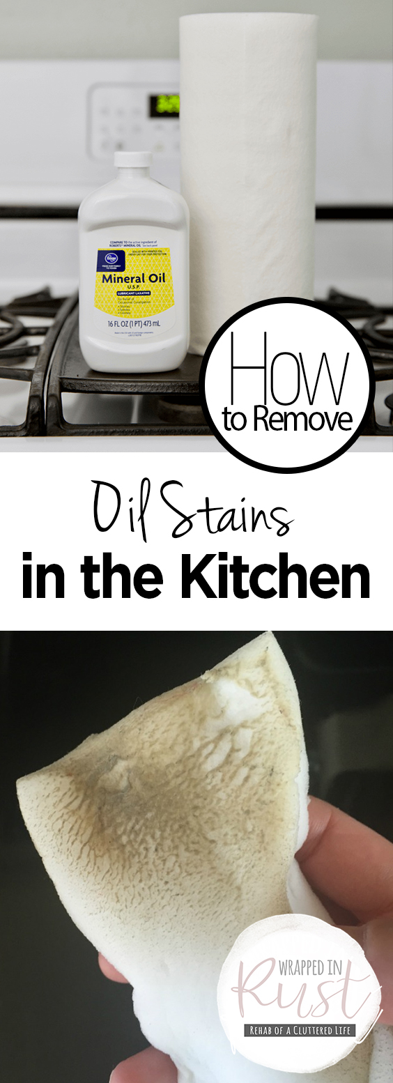 How to Remove Oil Stains in the Kitchen Wrapped in Rust
